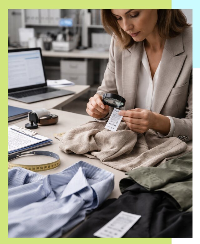 Сертификация одежды и текстиля в Тюмени, быстрая экспертиза