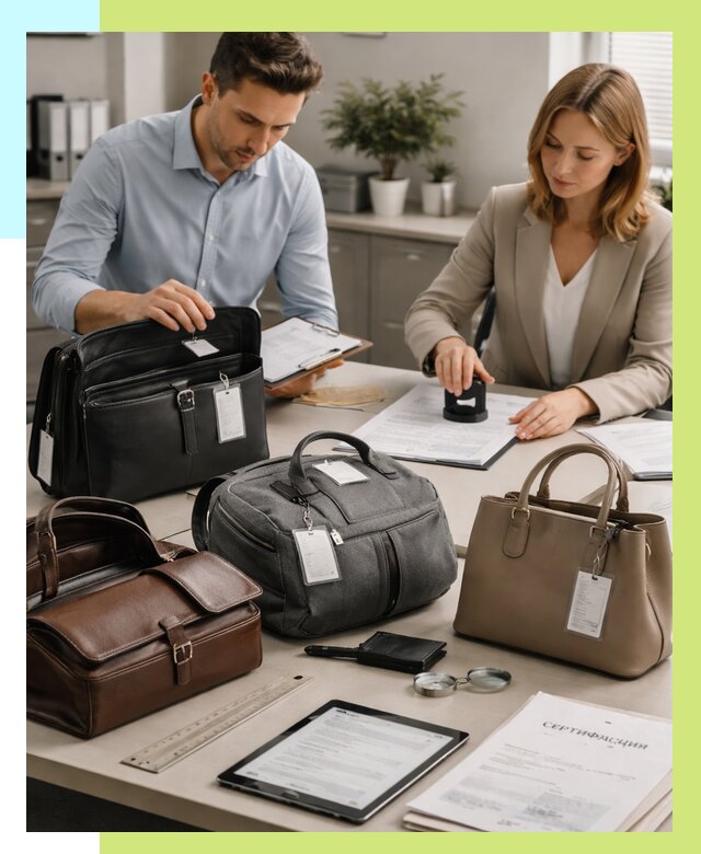 Сертификация сумок в Тюмени от 7655 руб. | Алешин-Тюм