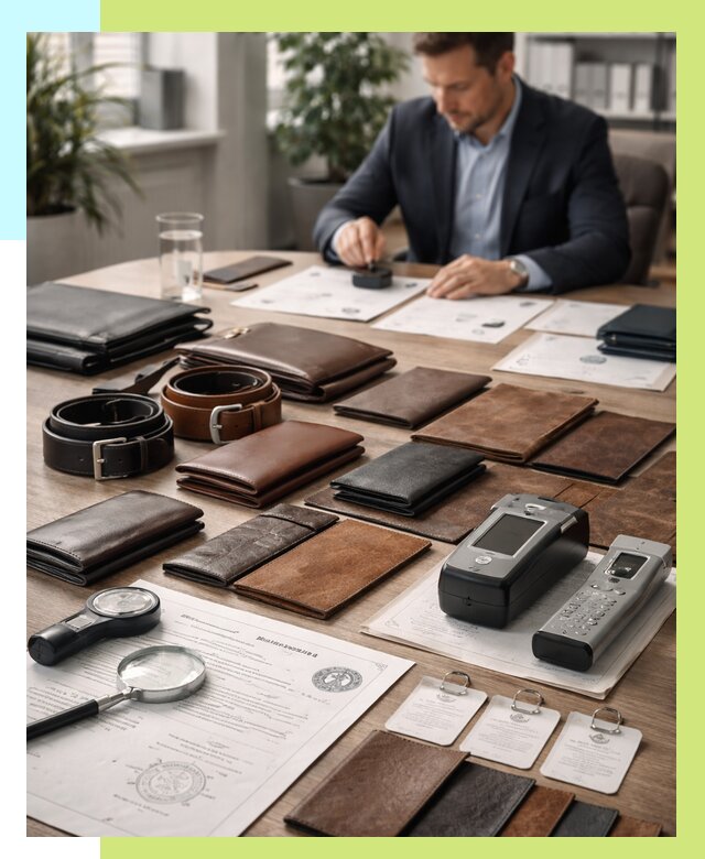 Сертификация кожаных изделий в Тюмени от 12248 р. | Алешин-Тюм