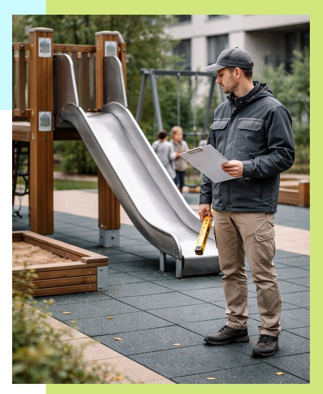 Сертификация детских площадок в Тюмени от 25518 р. | Алешин-Тюм