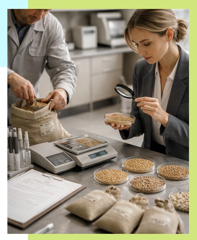 Сертификация зерна в Тюмени по цене от 15311 р. | Алешин-Тюм