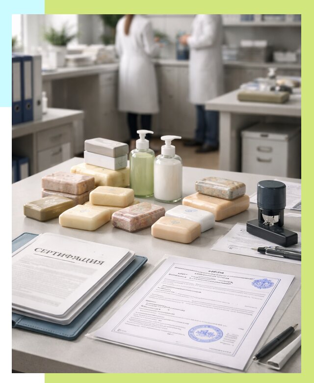 Сертификация мыла и сертификат на мыло в Тюмени от 12248 | Алешин-Тюм