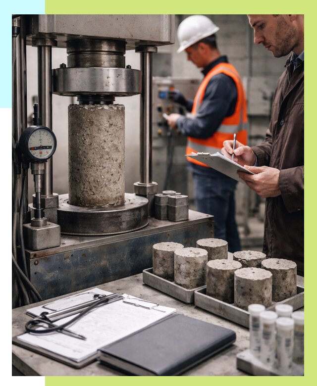 Сертификация бетона в Тюмени от 30621 р. сертификат | Алешин-Тюм