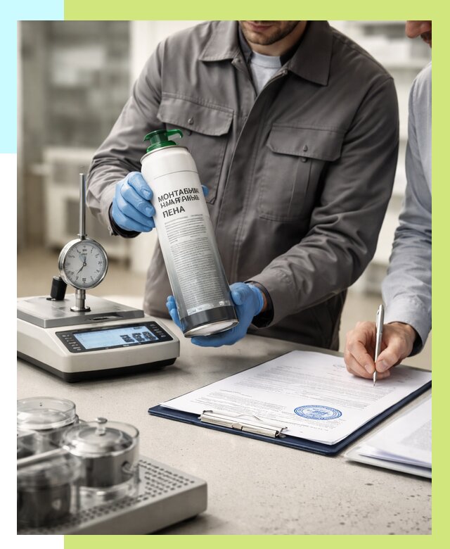 Сертификация монтажной пены в Тюмени от 15311 р. | Алешин-Тюм