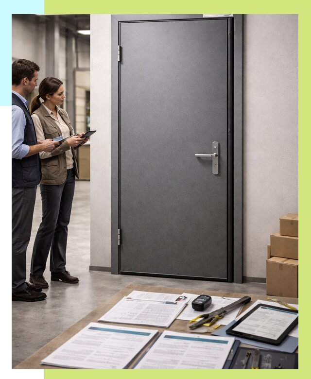 Сертификация противопожарных дверей в Тюмени от 9186 р. | Алешин-Тюм