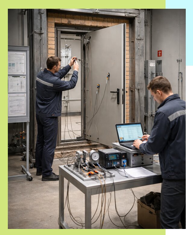 Сертификация противопожарных дверей в Тюмени по ГОСТ и ТР