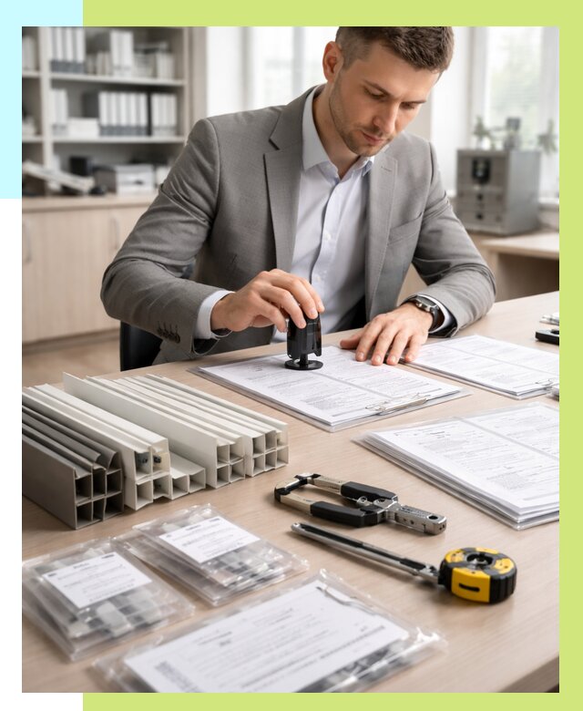 Сертификация ПВХ продукции в Тюмени от 8676 р., Алешин-Тюм