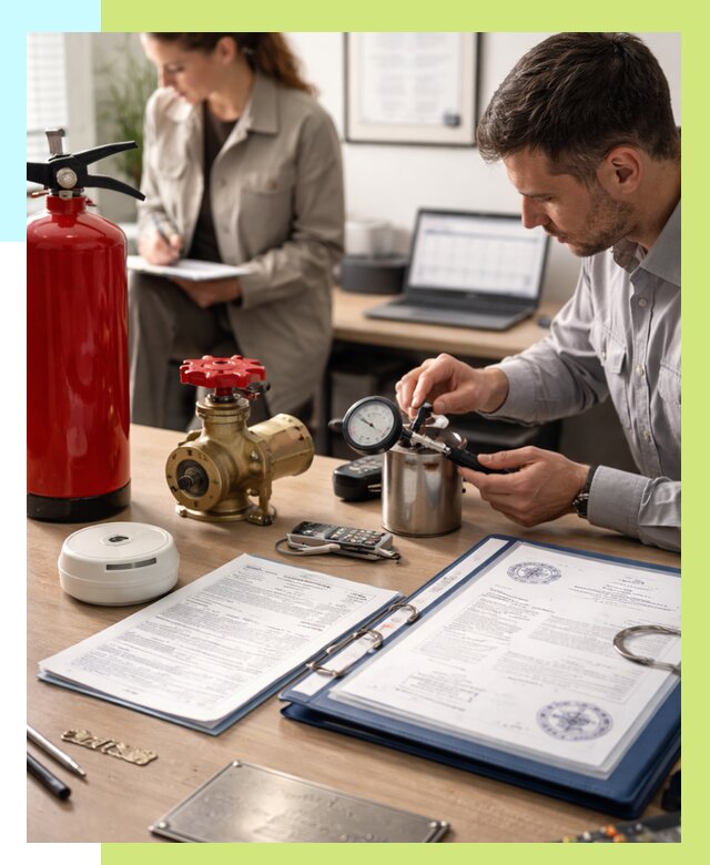 Сертификация пожарного оборудования в Тюмени от 15311 р.|Алешин-Тюм