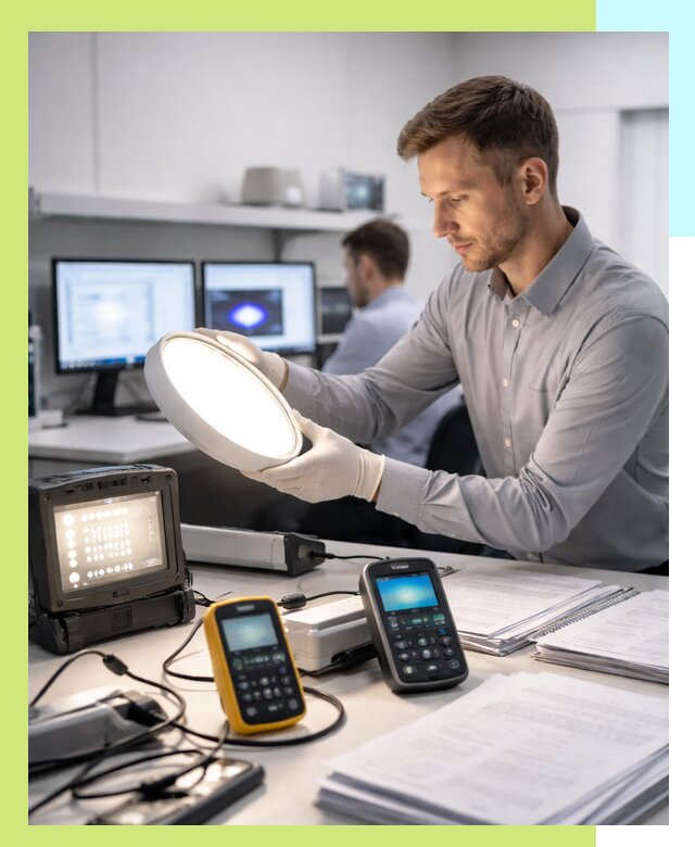 Сертификация светильников в Тюмени: испытания и оформление