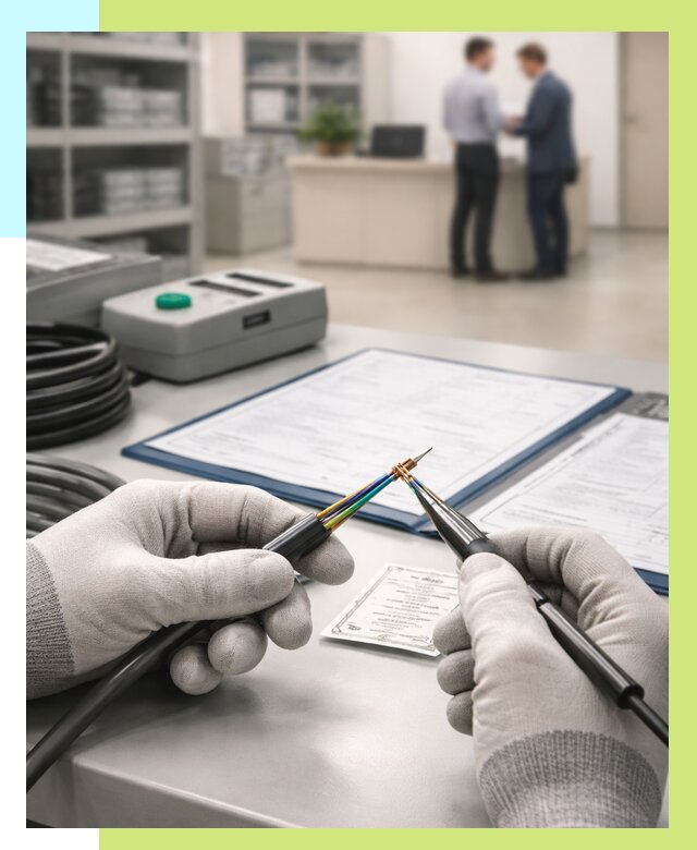 Сертификация провода в Тюмени от 18373 р. в Алешин-Тюм