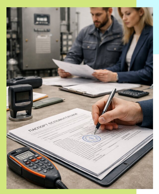 Оформление паспорта эксплуатации оборудования в Тюмени