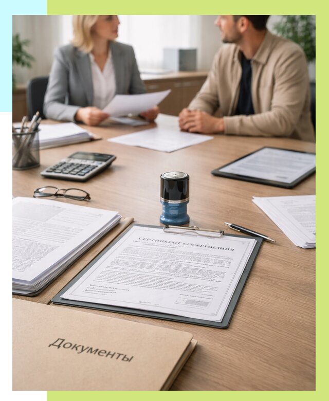 Сертификат соответствия на продукцию в Тюмени от 15311 р.|Алешин-Тюм