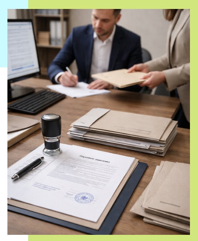 Отказное письмо для таможни в Тюмени от 3062 р, Алешин-Тюм