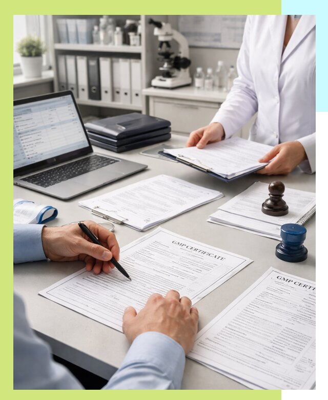 Оформление сертификата GMP в Тюмени для фармпроизводства