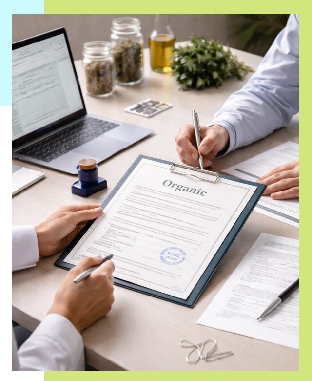 Оформление сертификат органик в Тюмени от 30621 р. | Алешин-Тюм