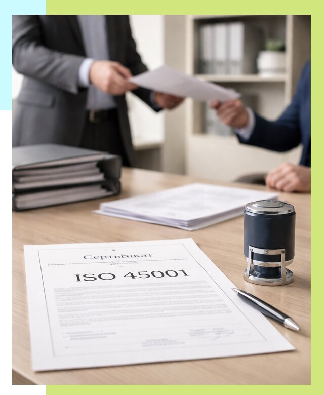 Сертификат ISO 45001 в Тюмени под ключ от 45932 р. | Алешин-Тюм