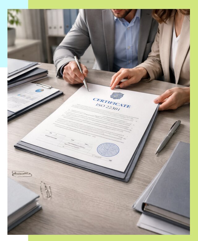 Сертификат ISO 22301 в Тюмени от 45932 р. | Алешин-Тюм срочно