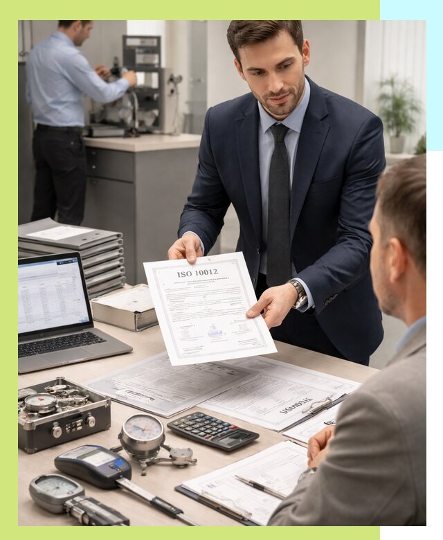 Выдача сертификата ISO 10012 по требованиям метрологии в Тюмени