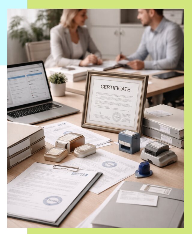 Сертификация компании в Тюмени от 45932 р. | Алешин-Тюм — заказ